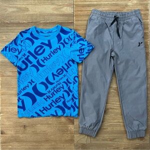 Hurley Tee Shirt & Joggers Outfit
